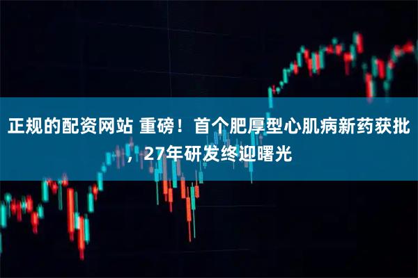 正规的配资网站 重磅！首个肥厚型心肌病新药获批，27年研发终迎曙光