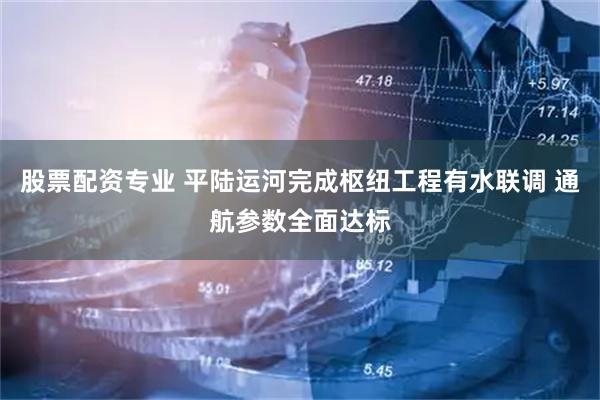股票配资专业 平陆运河完成枢纽工程有水联调 通航参数全面达标